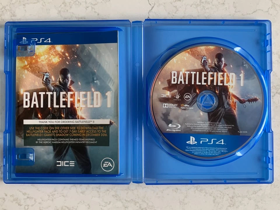 PS4 Battlefield 1 Like New Condition First-person Shooting Game - photo 2