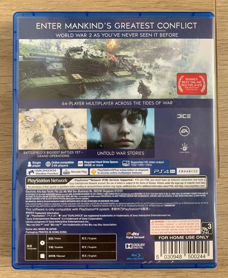 Brand New PS4 Battlefield V - Winner of Best Online Multiplayer - photo 3