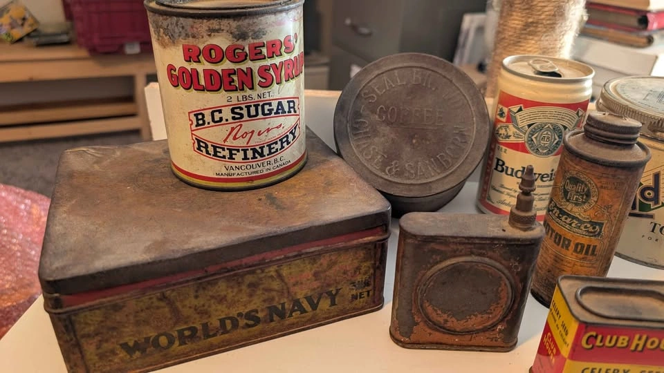 11 Antique Cans - Molasses Full - photo 2