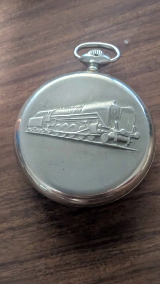 Molijna 1970s Soviet Pocket Watch - photo 2