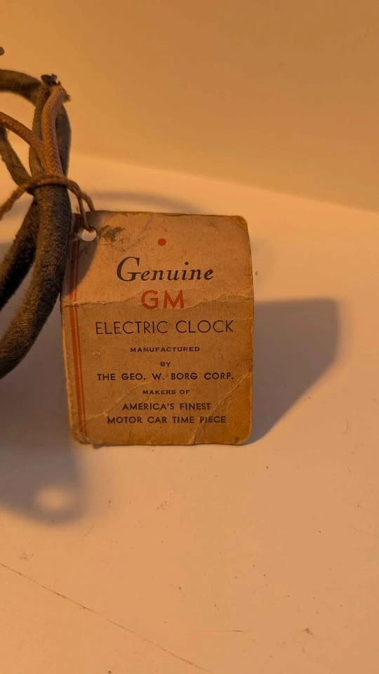 NOS 1936 Buick Clock with Tag! - photo 3