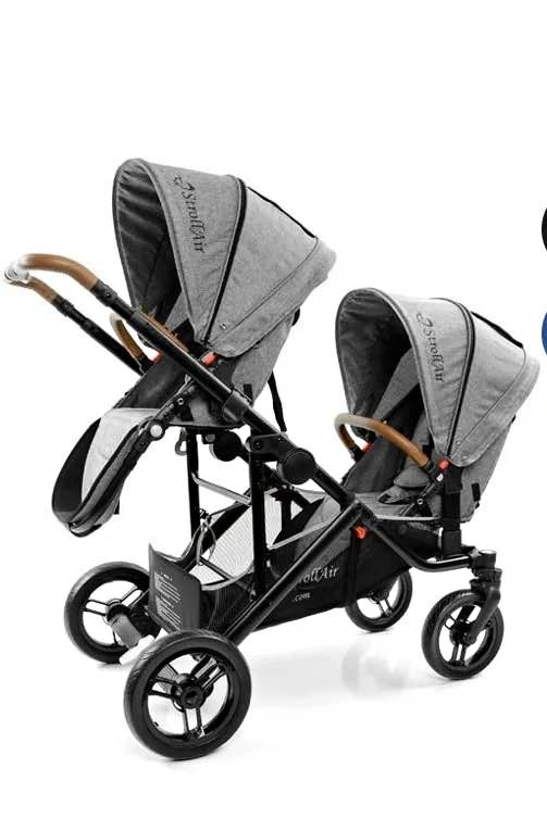 Double Stroller w/ Accessories & UppaBaby Car Seat