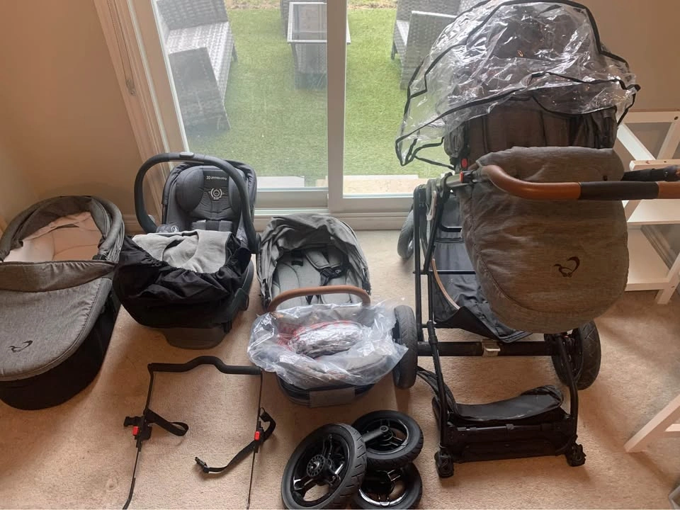Double Stroller w/ Accessories & UppaBaby Car Seat - photo 2