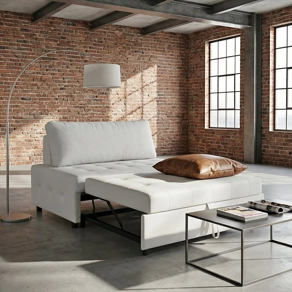 C1571 SOB034 CushSlide Convertible Sofa – Lounge & Bed in One
