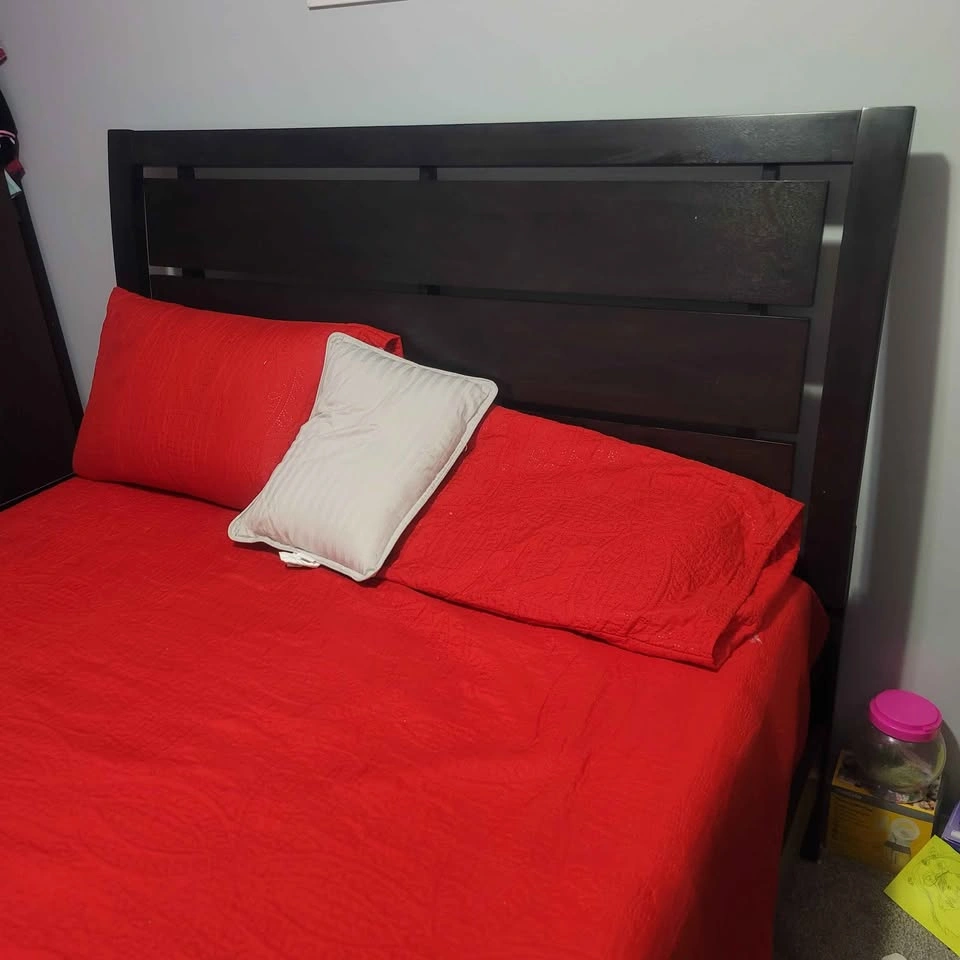Queen Bed Frame + Mattress + Box Spring Set - Taradale NE - photo 2