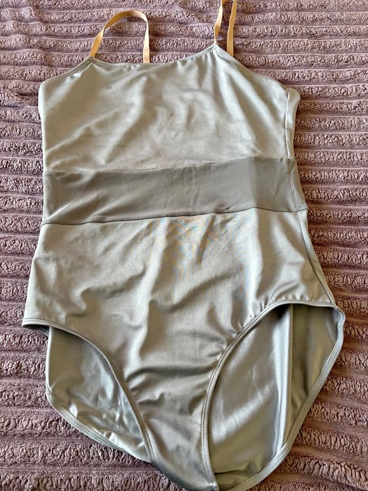 Grey bodysuit medium adult size