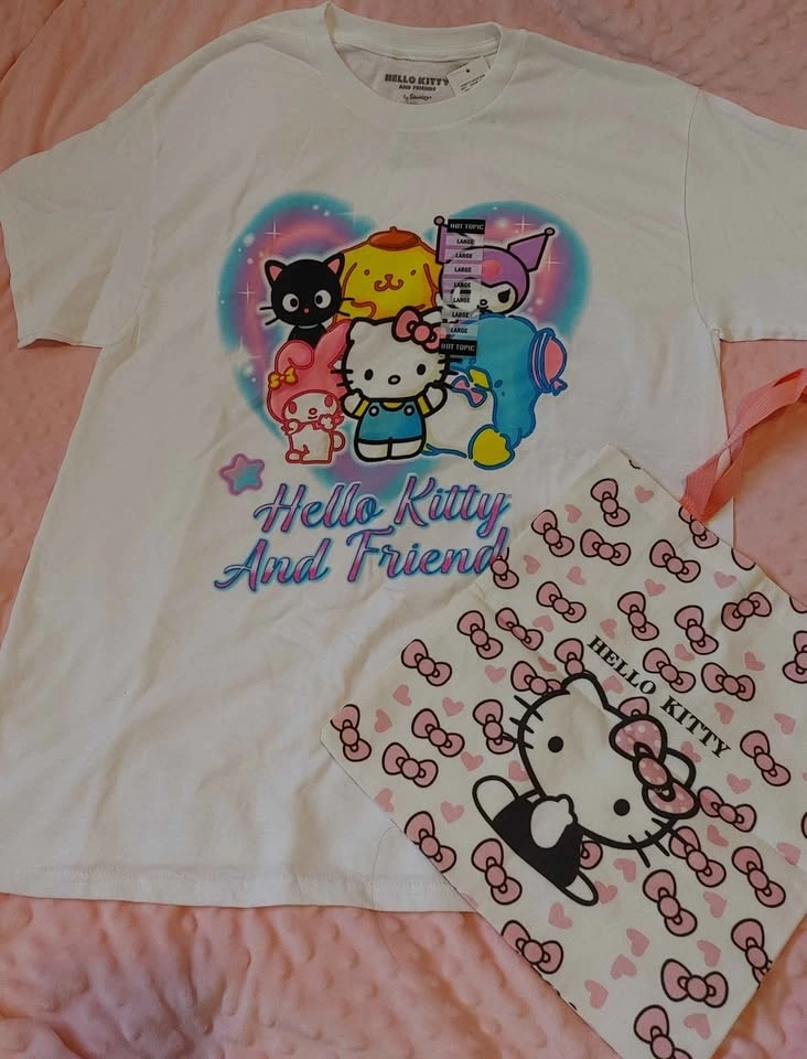 Hello Kitty and Friends T-Shirt & Tote - Brand New - photo 3