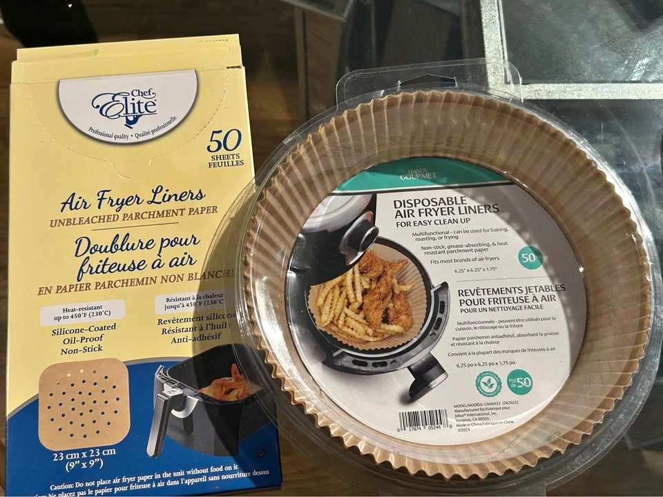 Air Fryer Liners - 2 Packs, approx 70 Sheets Total