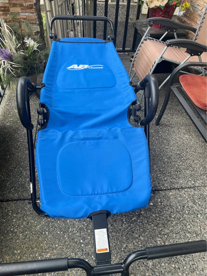 AB Lounge 2 Exercise Chair Abdominal Workout Lounger Blue - photo 2