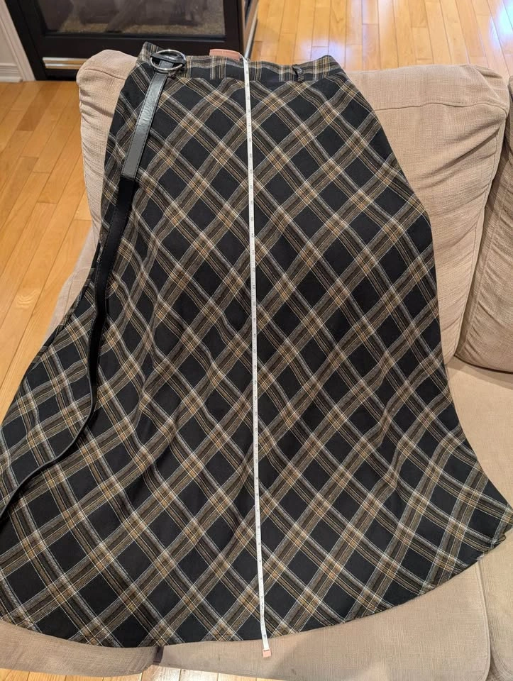 Long Plaid skirt - photo 2