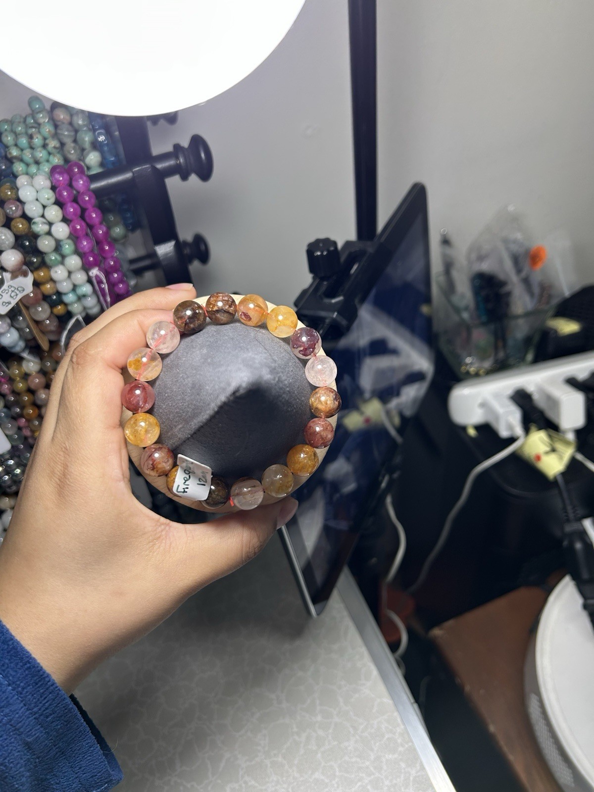 Beaded Bracelet - Multicolor Gemstone - photo 3