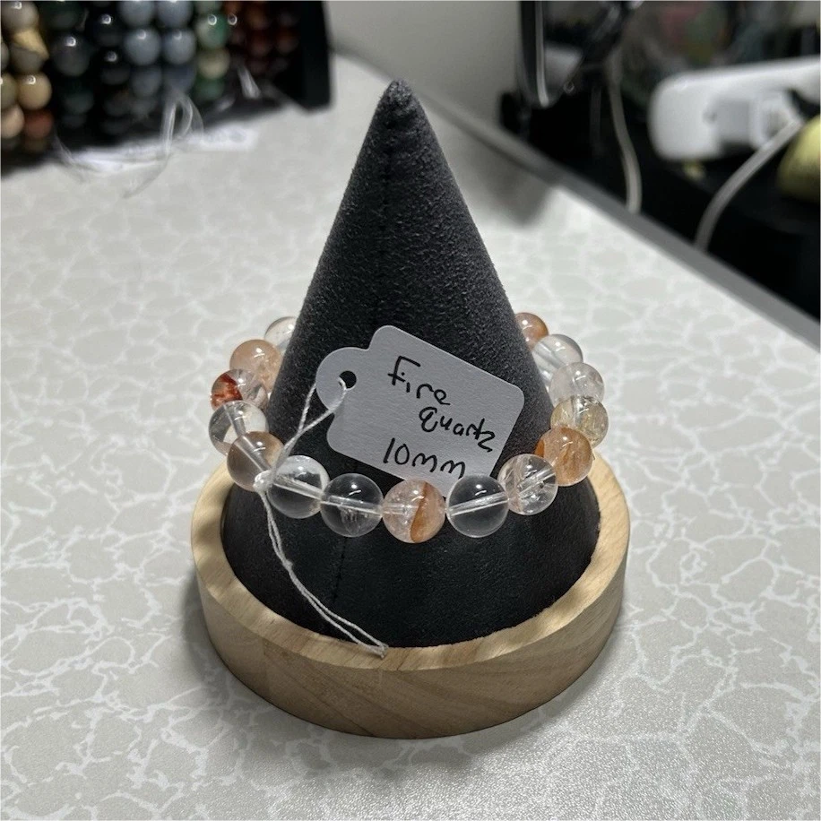 Handcrafted Beaded Bracelet - Fire Quartz