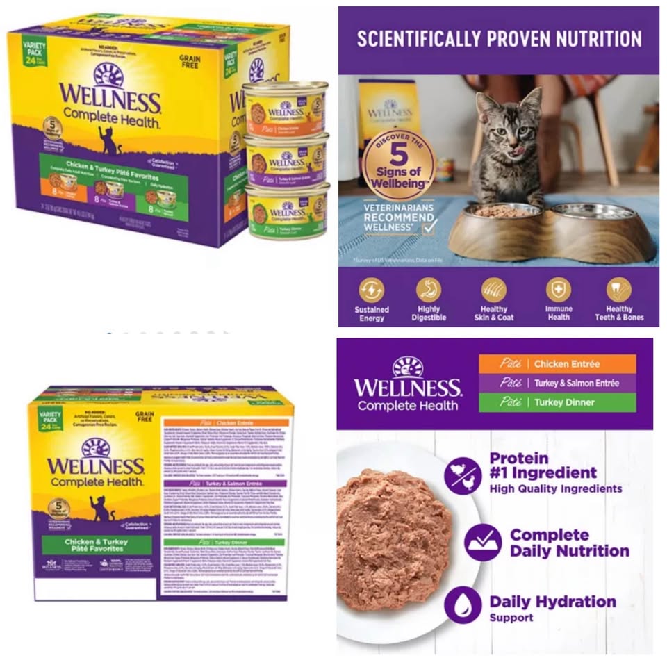 Wellness Complete Health Cat Food Variety Pack - photo 4