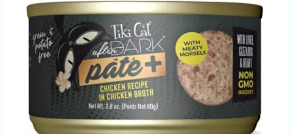 Tiki Cat After Dark Pate Chicken Recipe - 2.8 oz