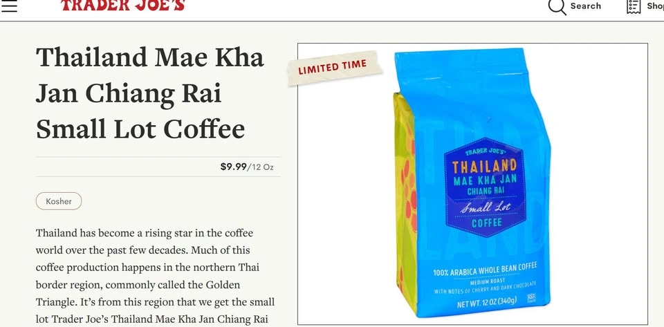 Trader Joe’s Thailand Coffee – 100% Arabica (12oz) - photo 4