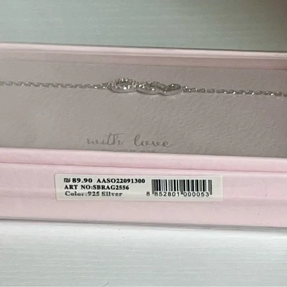 Sterling Silver Infinity Heart Bracelet - photo 2