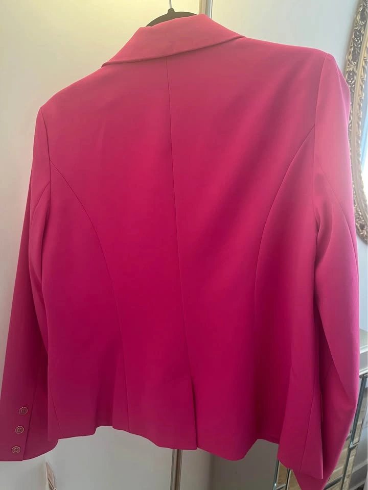 Hot Pink Blazer Size 12 –Designer Jacket- New With Tags! - photo 2
