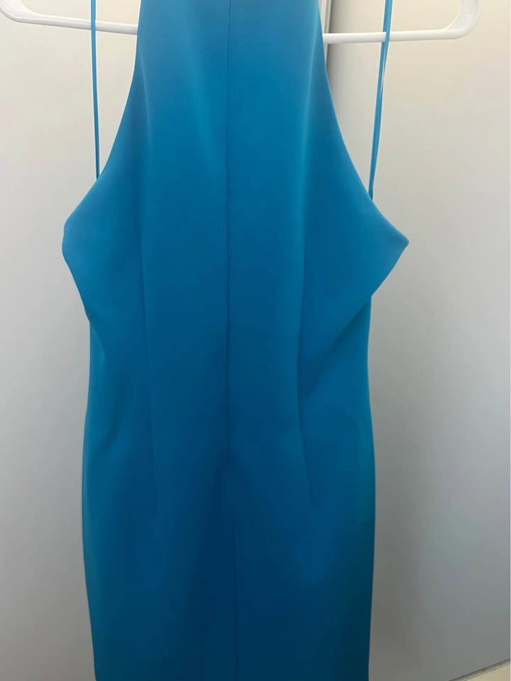 GUESS Blue Halter Dress Size 12 - Elegant Evening / Cocktail Dre - photo 4