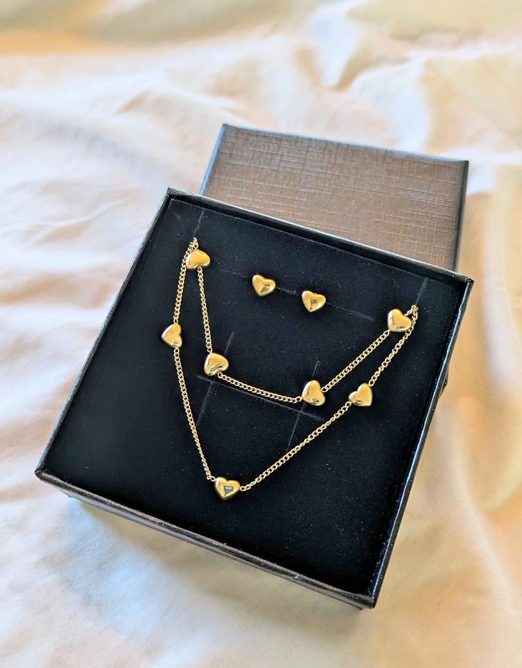 Brand New 18K Gold-Plated 3-Piece Jewelry Set