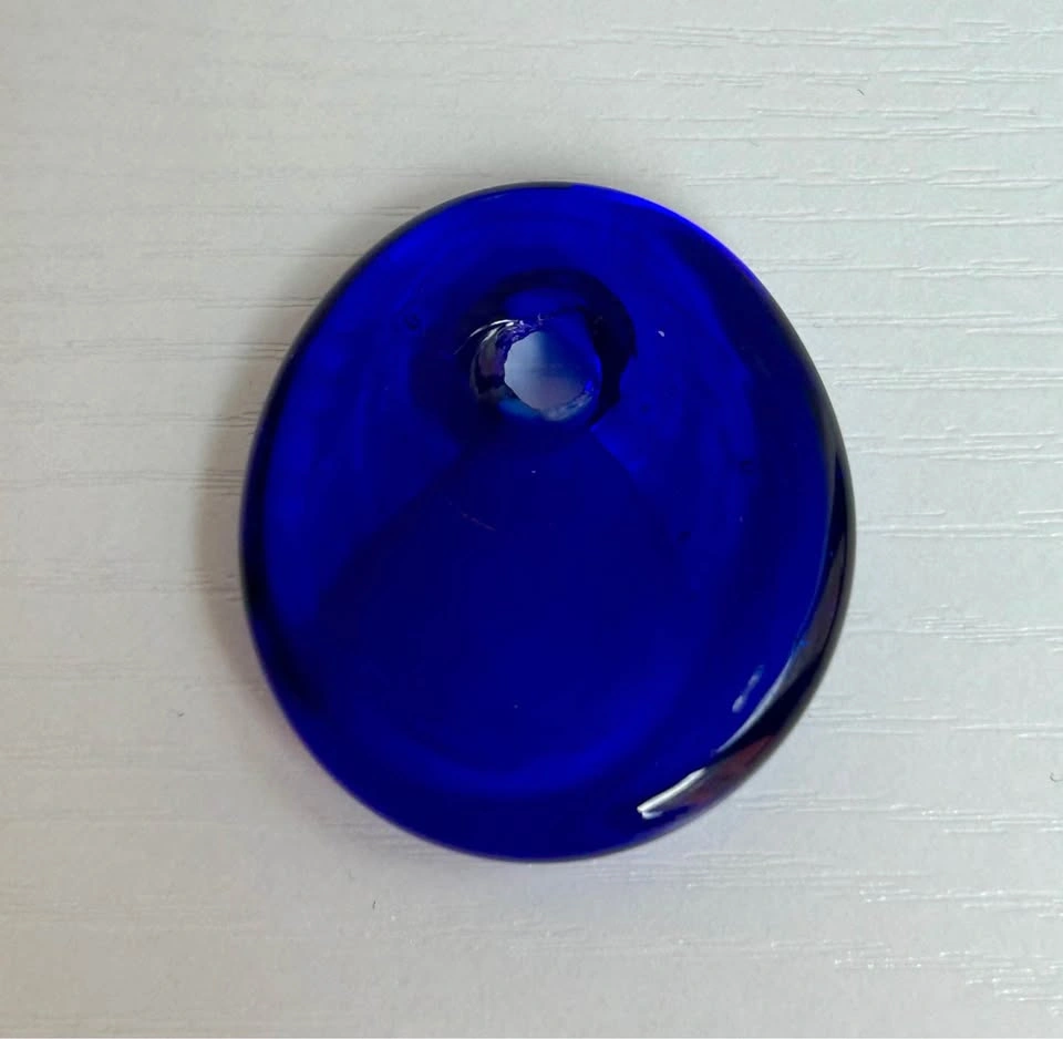 Evil Eye Protection Charm Blue Glass Amulet - photo 5