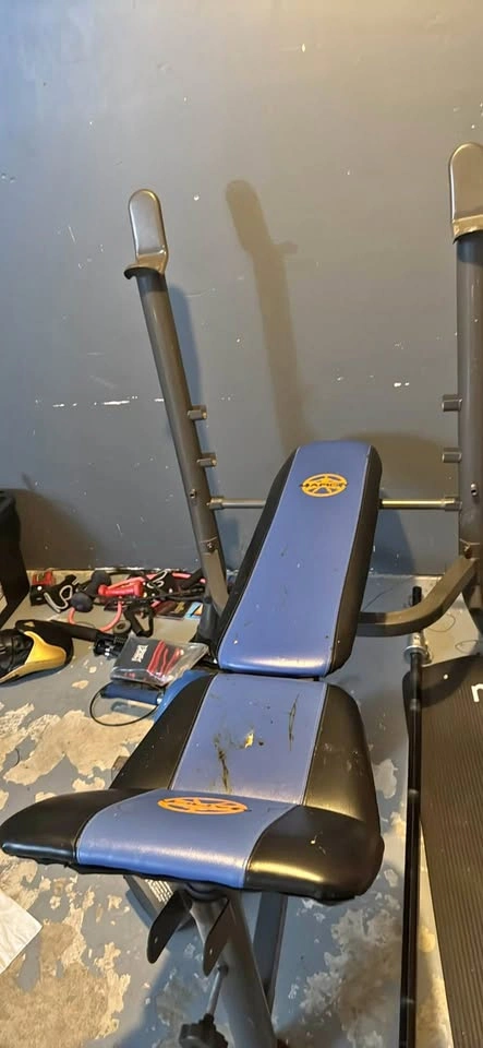 Marcy weight bench with rack
