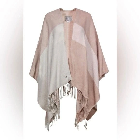 Fringe Poncho Wrap – Soia & Kyo – New With Tags