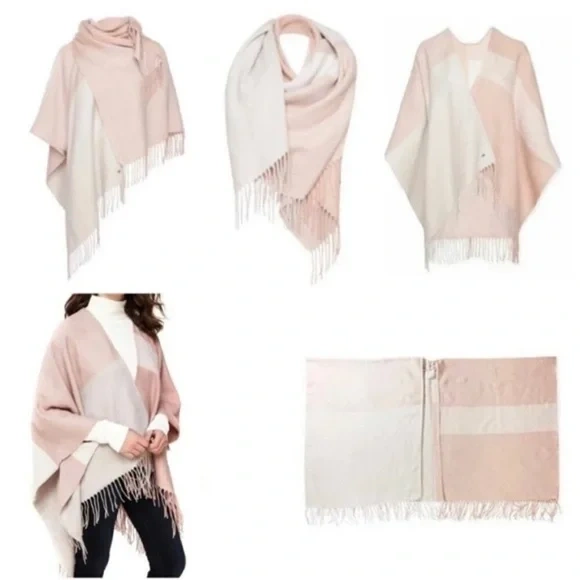 Fringe Poncho Wrap – Soia & Kyo – New With Tags - photo 2