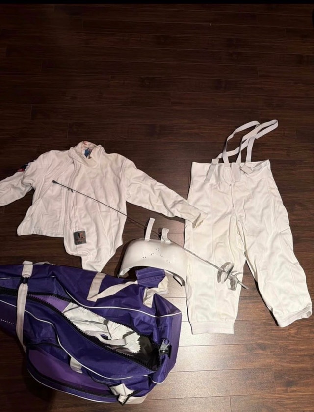 Complete Used Fencing Gear Set