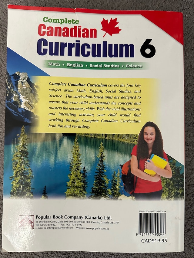 Complete Canadian Curriculum 6 Workbook - photo 2