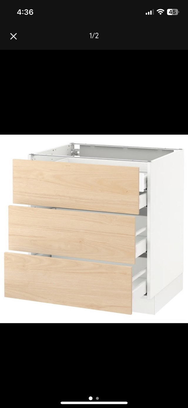 IKEA Sektion Base Cabinet (Askersund fronts)