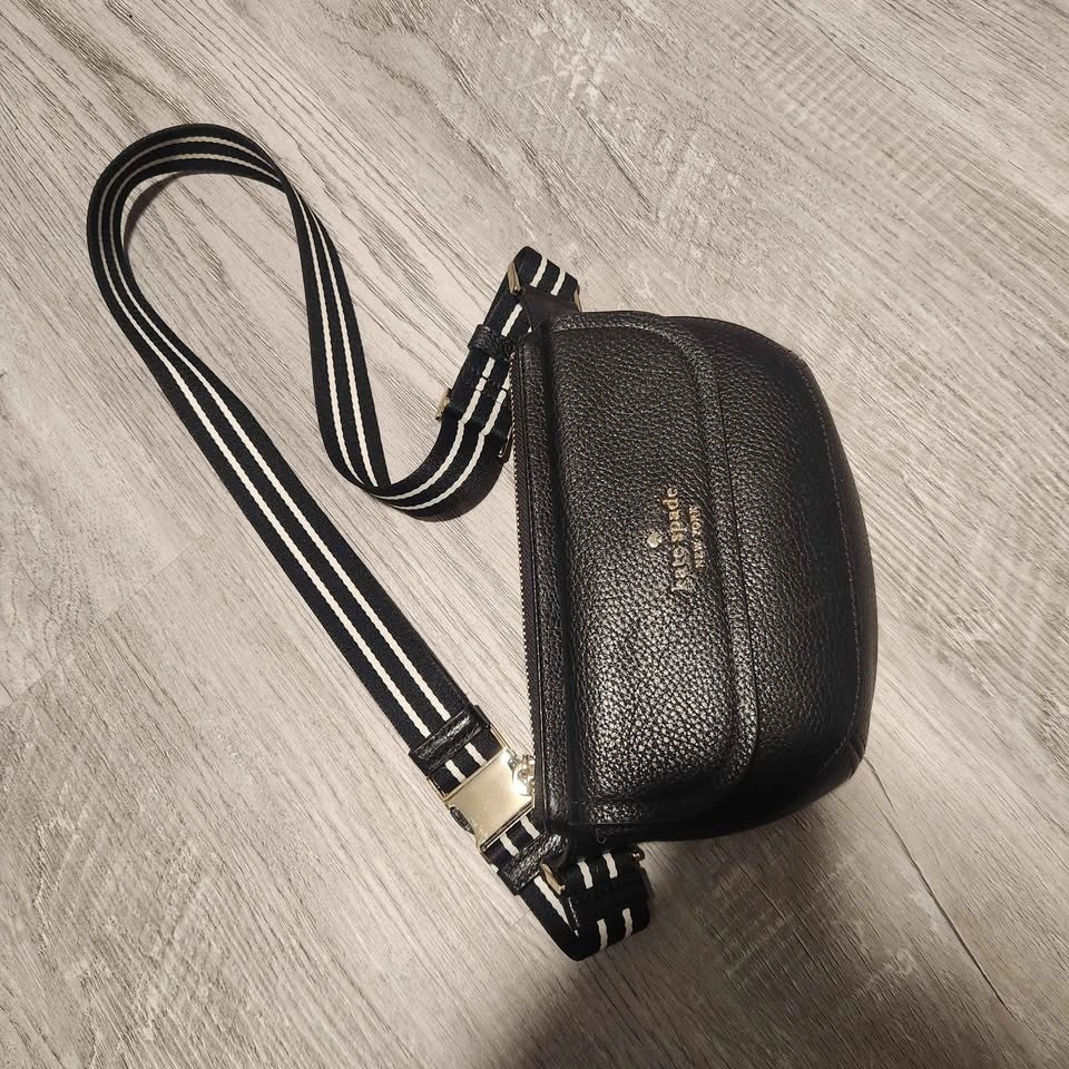 Black Kate Spade Crossbody Purse Fanny Pack Belt Bag - photo 2