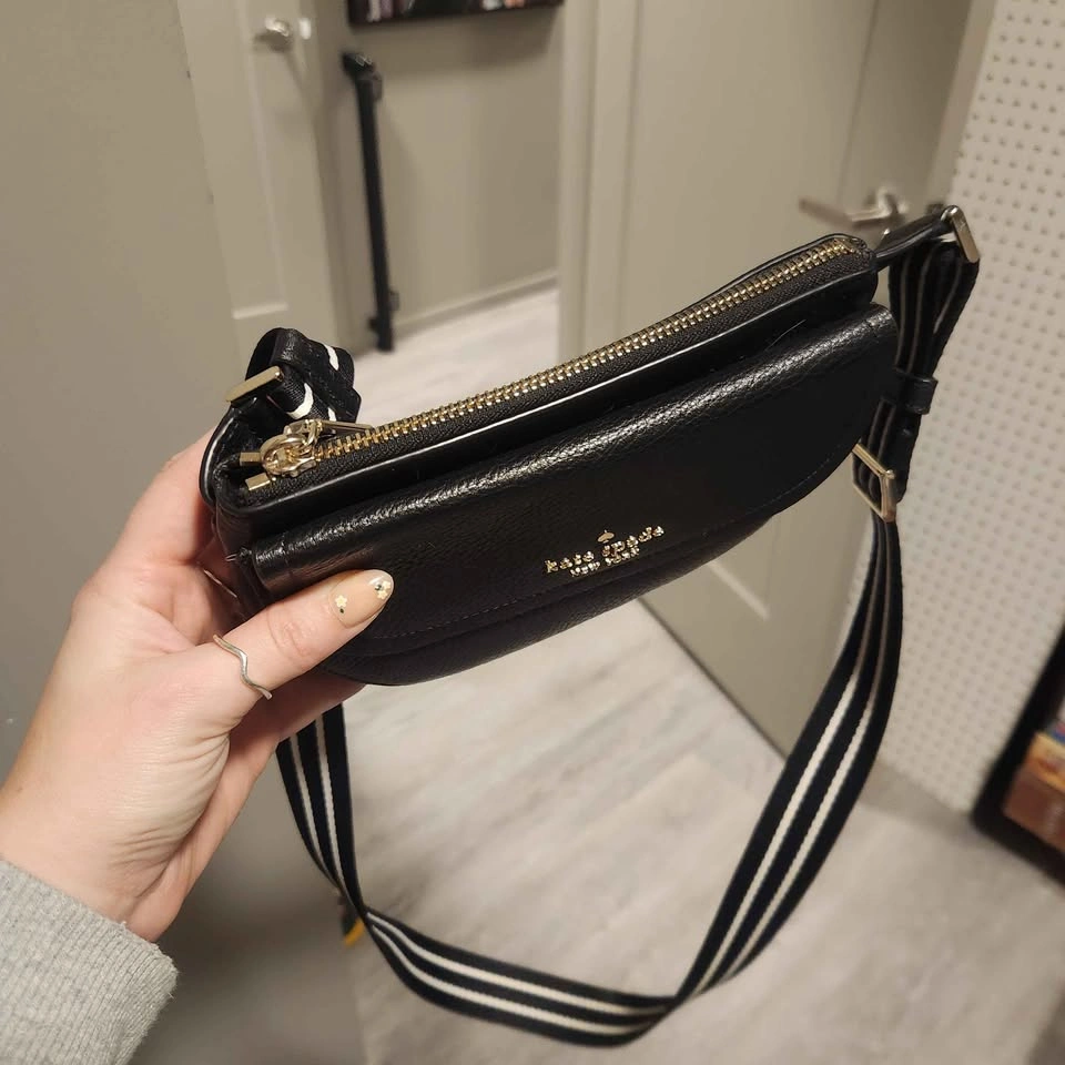 Black Kate Spade Crossbody Purse Fanny Pack Belt Bag - photo 3