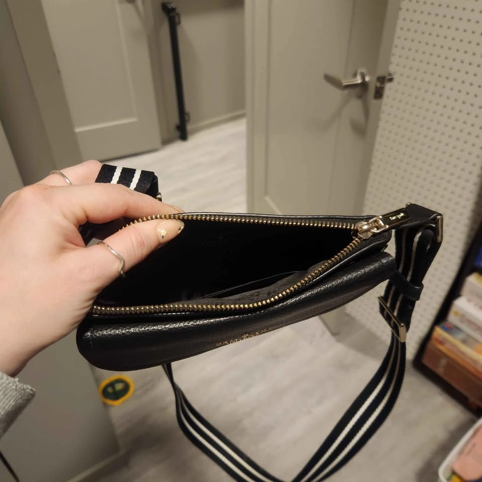 Black Kate Spade Crossbody Purse Fanny Pack Belt Bag - photo 5