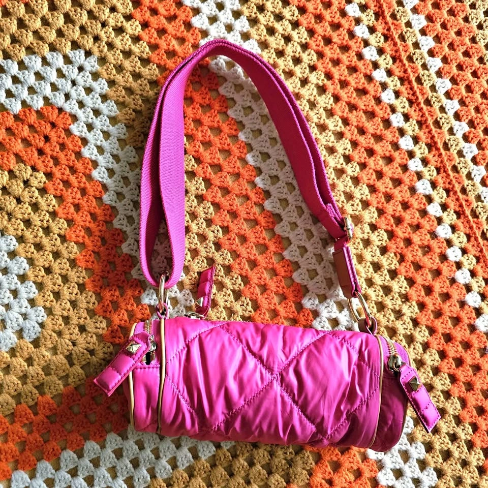 Juicy Couture Hot Pink Azalea Hollywood Hideaway Puffer Bag