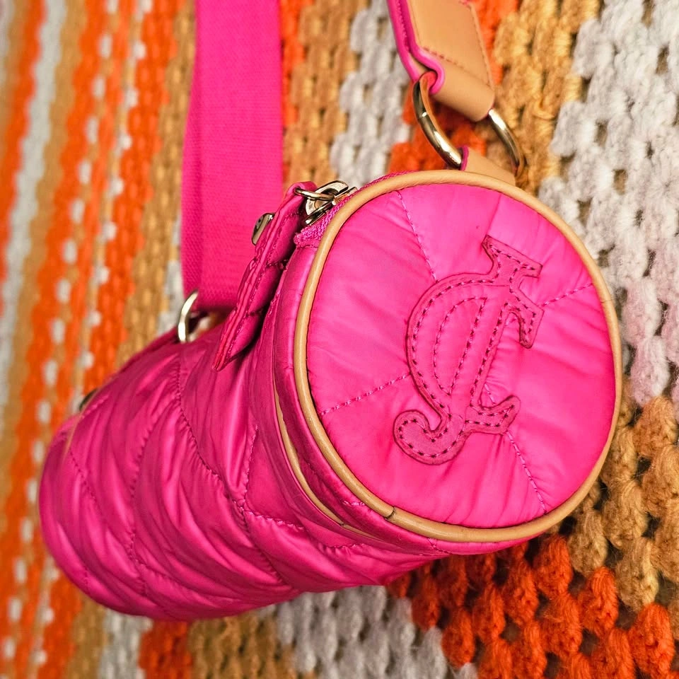 Juicy Couture Hot Pink Azalea Hollywood Hideaway Puffer Bag - photo 2