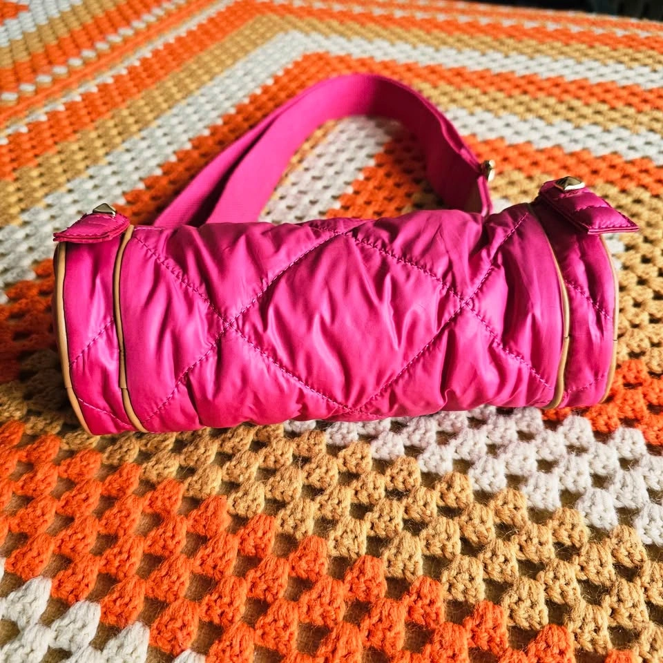 Juicy Couture Hot Pink Azalea Hollywood Hideaway Puffer Bag - photo 5