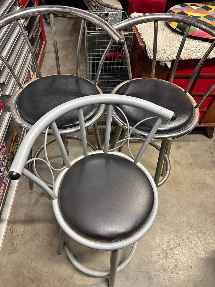 Three Bar Stools