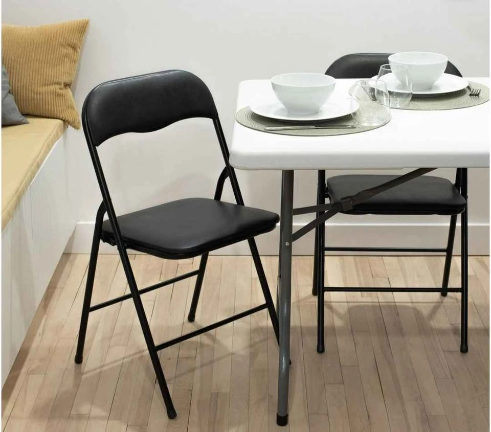 1 Black Folding Chair