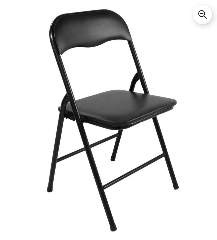 1 Black Folding Chair - photo 4