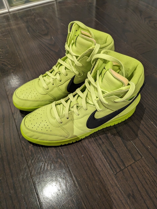 Nike Dunk High x AMBUSH Flash Lime US Men 12