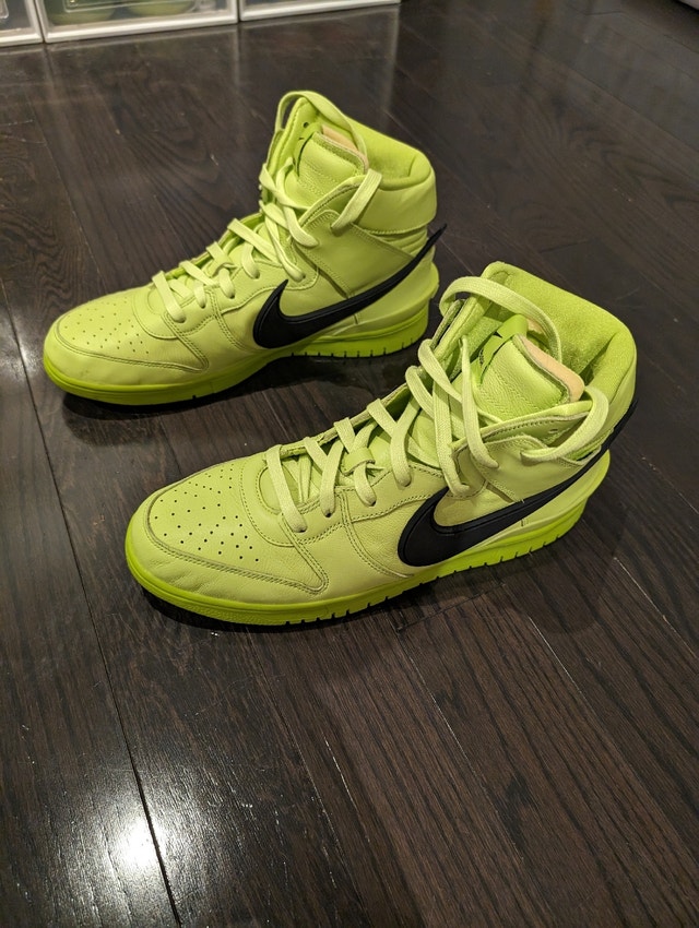 Nike Dunk High x AMBUSH Flash Lime US Men 12 - photo 2