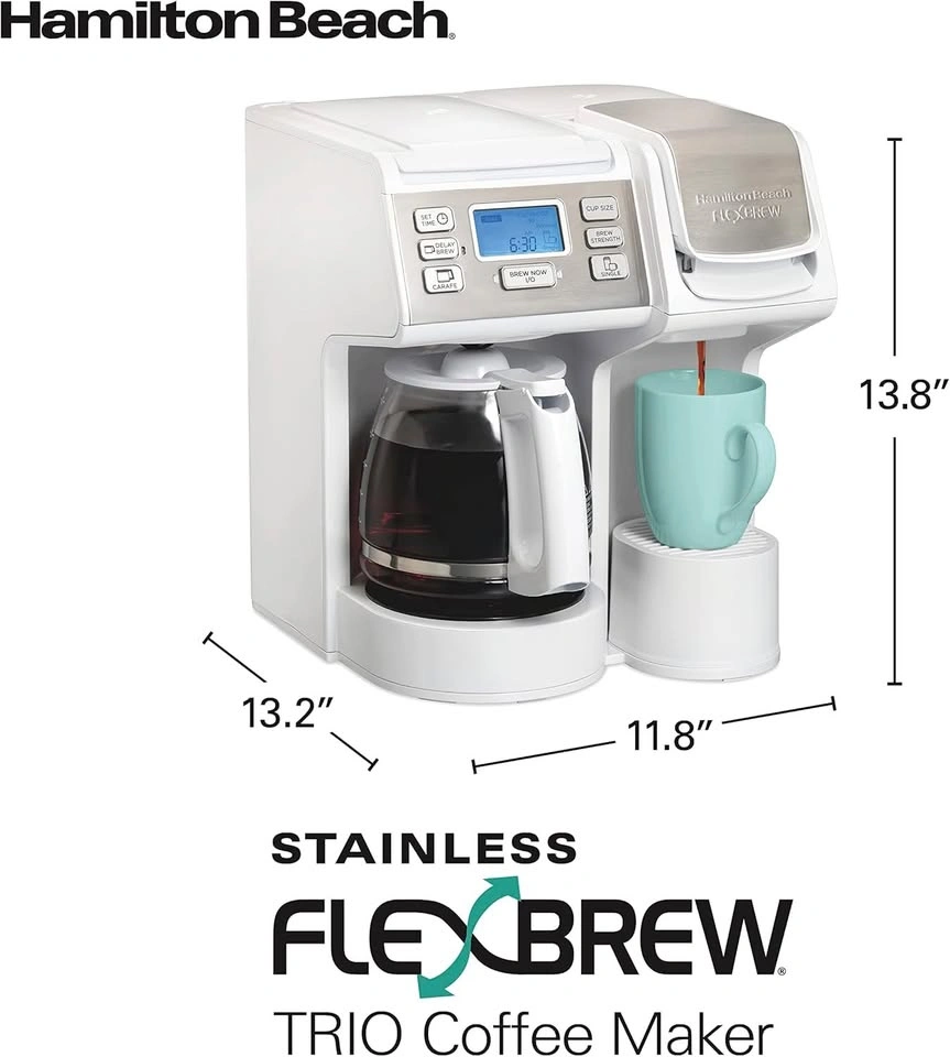 Hamilton Beach FlexBrew Trio Coffee Maker (Factory-Serviced) - photo 4