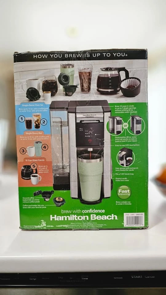 Hamilton Beach FlexBrew Trio Coffee Maker (Factory-Serviced) - photo 5