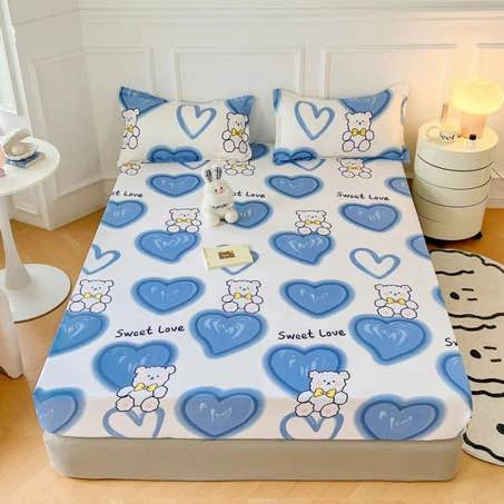 Washed cotton 3D printed bedsheets - photo 2