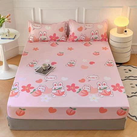 Washed cotton 3D printed bedsheets - photo 3