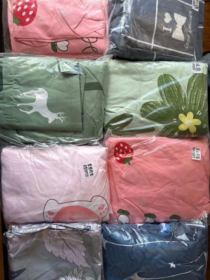 New Washed Cotton Fitted Bed Sheets - King & Queen Sizes, Cute P - photo 3