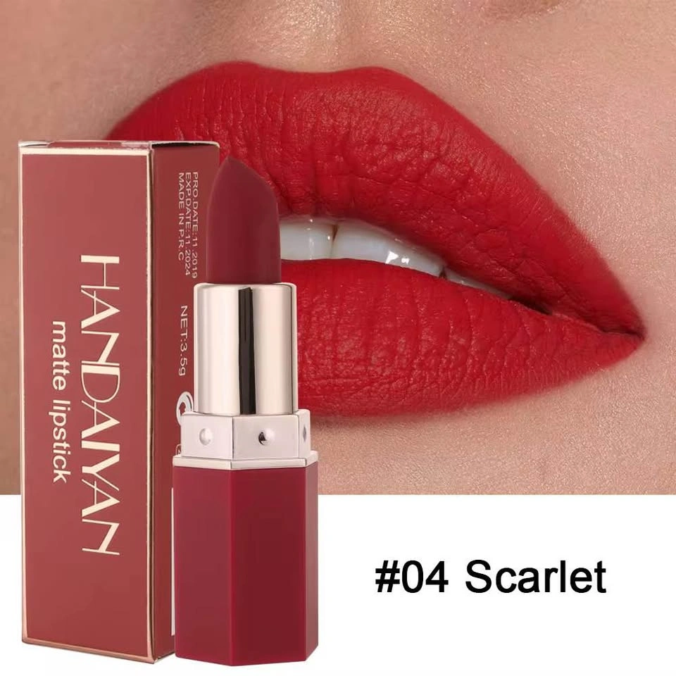 HANDAIYAN Matte Lipstick - Honey Peach & Scarlet - photo 2