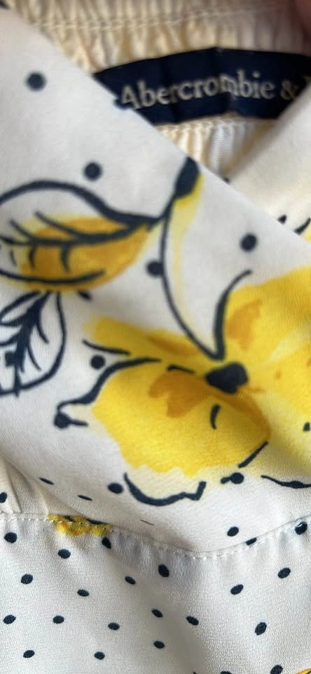 Abercrombie & Fitch Lemon Flower Dress with Slit - photo 4