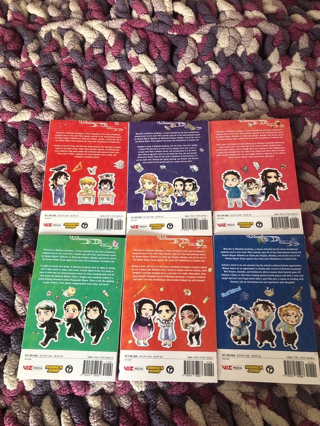 Demon Slayer Kimetsu Academy Books 1-6 - photo 2