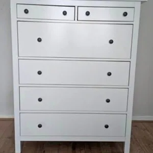 Blue Ikea Hemnes Dresser with Eight Drawers | Karrot Blue Ikea Hemnes Dresser with Eight Drawers | Karrot